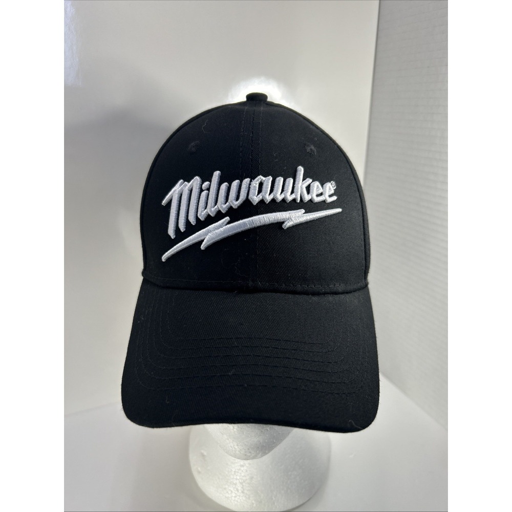 Milwaukee Power Tools Embroidered StrapBack Hat Red Logo Adjustable Cap